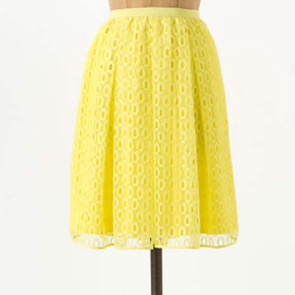 ANTHROPOLOGIE Mauve skirt sz 2